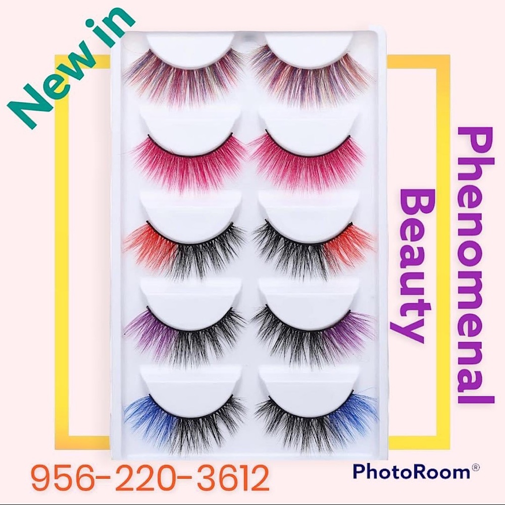 Phenomenal Beauty Colored 3D Mink Lashes!